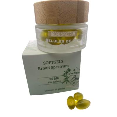 Gélules de CBD Broad Spectrum 25 mg