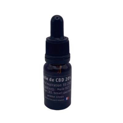 Huile CBD 20% broad spectrum citron